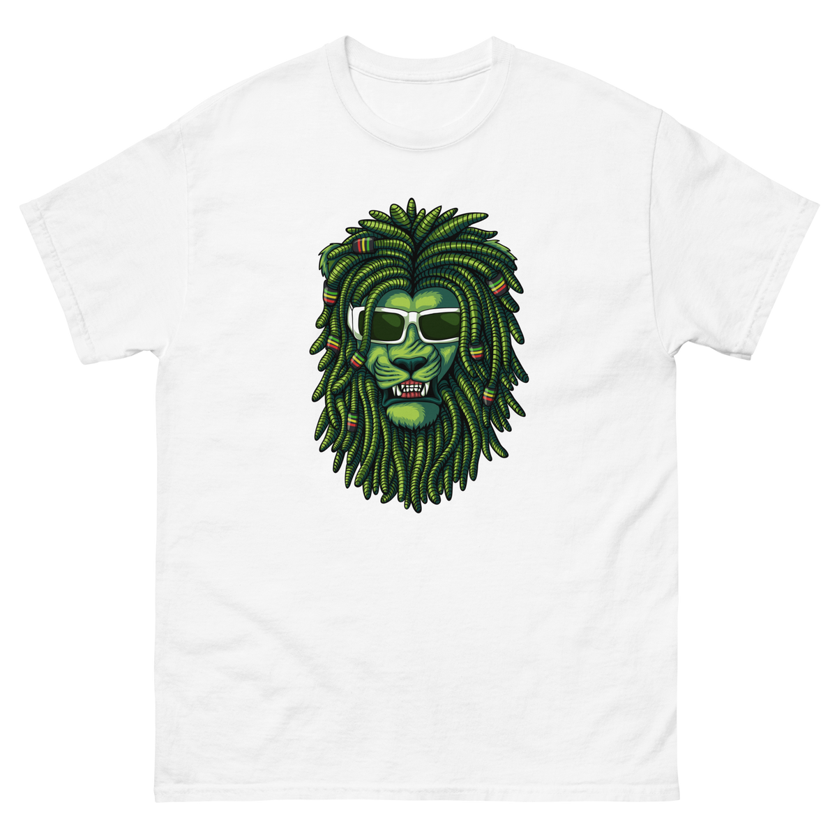 Camiseta Lion Óculos de Sol Tamanho Especial